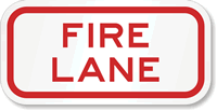 FIRE LANE SUPPLEMENTARY Sign