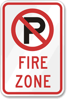 Fire Zone Sign