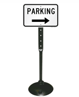 Parking Arrow Sign & Post Kit