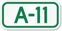 Parking Space Sign A-11