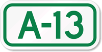 Parking Space Sign A-13