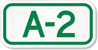 Parking Space Sign A-2