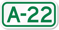 Parking Space Sign A-22