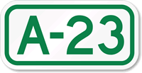 Parking Space Sign A-23