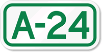 Parking Space Sign A-24