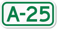 Parking Space Sign A-25