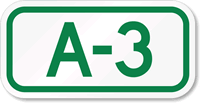 Parking Space Sign A-3