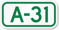Parking Space Sign A-31