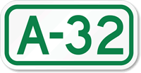 Parking Space Sign A-32