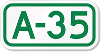 Parking Space Sign A-35