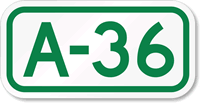 Parking Space Sign A-36