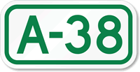 Parking Space Sign A-38