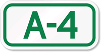 Parking Space Sign A-4