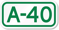 Parking Space Sign A-40
