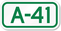 Parking Space Sign A-41
