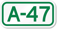 Parking Space Sign A-47