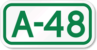 Parking Space Sign A-48