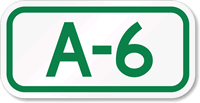 Parking Space Sign A-6