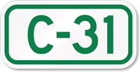 Parking Space Sign C-31