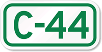 Parking Space Sign C-44