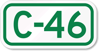 Parking Space Sign C-46