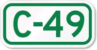 Parking Space Sign C-49