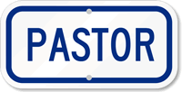 PASTOR Sign
