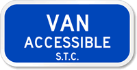 Van Accessible Sign