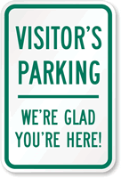 Visitor's Parking Sign