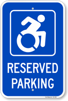 Michigan Reserved Accessible Parking Sign