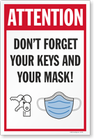 Attention Don't Forget Your Keys and Mask Panel