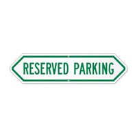 Bi-Directional Reserved Parking Sign