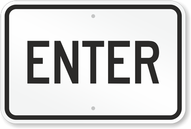 Enter Sign 