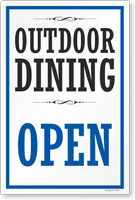 Outdoor Dining Open
