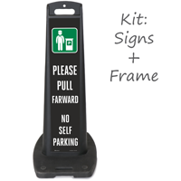 Please Pull Forward LotBoss Portable Sign Kit