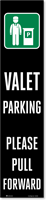 Valet Parking LotBoss Reflective Adhesive Label