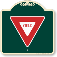 Yield Symbol Signature Sign