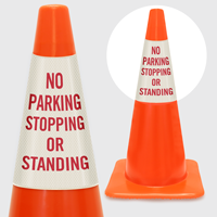 No Parking Stopping Or Standing Cone Collar