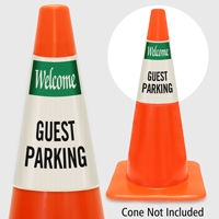Welcome Guest Parking Cone Collar