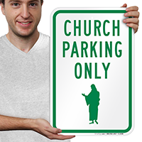 Church Parking Only Signs (Graphic)