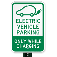 Electric Vehicle Parking Only Signs