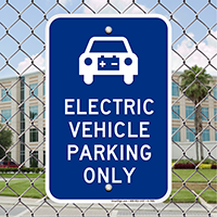 Electrical Vehicle Parking Only Signs