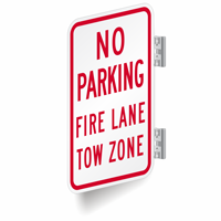 No Parking Fire Lane Tow Zone Signs