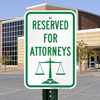 Reserved Attorneys Signs