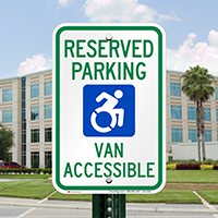 New York Reserved Parking, Van Accessible Signs