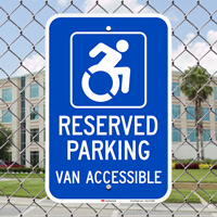 Michigan Reserved Parking, Van Accessible Signs