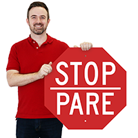 Stop Pare Reflective Aluminum Stop Signs
