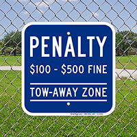 Tow Away Zone, Virginia Handicap Supplementary Signs