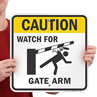 Gate Warning, Watch for Gate Arm Signs