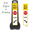 All Way: Stop Here with Arrow Portable Kit